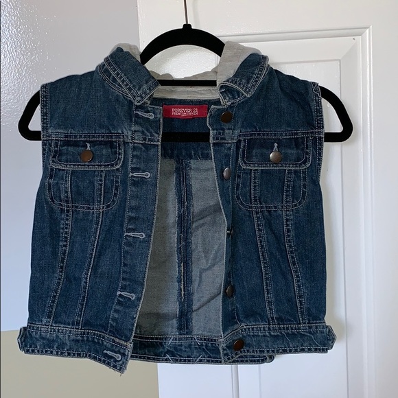 Forever 21 Denim Vest - Picture 1 of 3